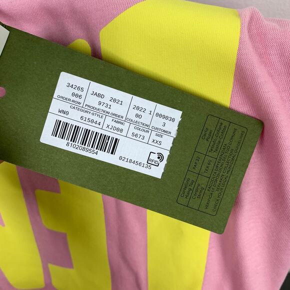 NWT Gucci Lemon Gucci print T-shirt Size XXS Pink - Picture 9 of 16